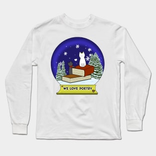 Merthur Cats in a Snow Globe Long Sleeve T-Shirt